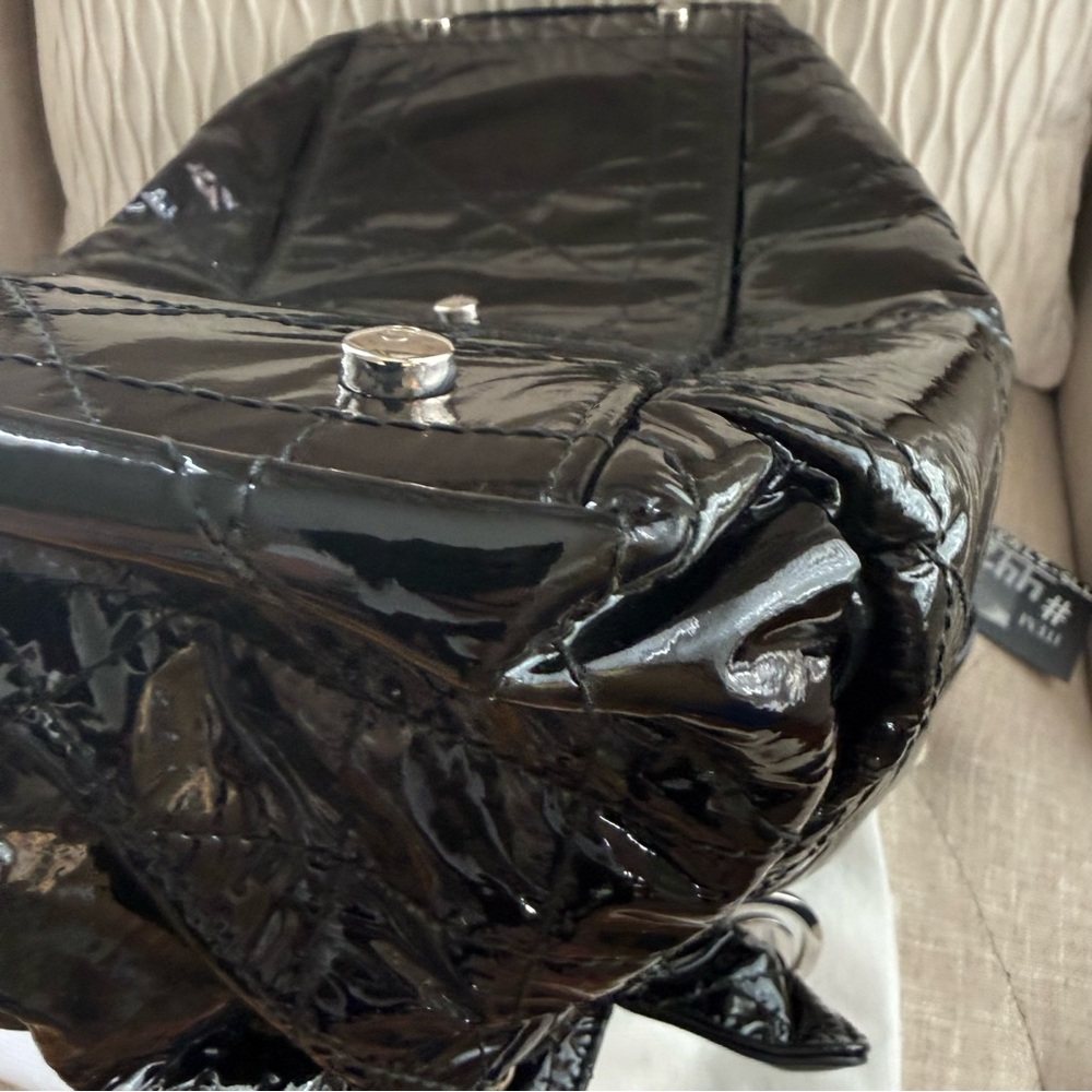 Christian Dior Le Trente Cannage Black Patent Hobo Bag - Like New - Picture 13 of 14